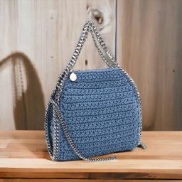 ステラマッカートニー トートバッグ レディース コットン イタリア 371223 ブルー系 バッグ