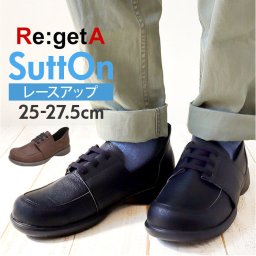 リゲッタ 靴 メンズ R403M 通販 日本製 スリッポン モカシン Re:getA スットオン R-403M レースアップシューズ 履きやすい 歩きやすい 疲れにくい すっとん 立ったまま履ける靴 通勤 通学 ビジネス シンプル シューズ メンズ靴