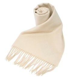 ジョンストンズ JOHNSTONS マフラー WA016SB0203 22 無地 カシミヤ ストール メンズ レディース NATURAL ホワイト系