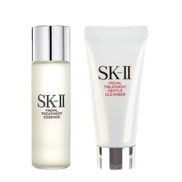 エスケーツー（SK-II／SK2） フェイシャル トリートメント エッセンス 30ml とフェイシャルトリートメントジェントルクレンザー 20g のセット    |  激安  SKII  スキンケアコフレ 美容グッズ コスメ化粧品 誕生日 クリスマス ホワイトデー 結婚記念日 ウエディングギフト 母