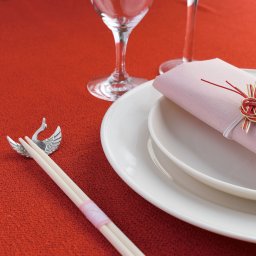 錫箸置き 夫婦鶴 箸置き セット カトラリー 錫 縁起物 お祝い 慶事 鶴 はし置き 和食器 すず カードホルダー おもてなしセレクション 富山 竹中銅器
