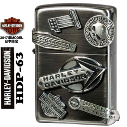 【名入れ】送料無料 ZIPPO ジッポ ライター ハーレーダビットソン 日本国内限定 2017年モデル 父の日 誕生日 ギフト プレゼント [zHDP-63]