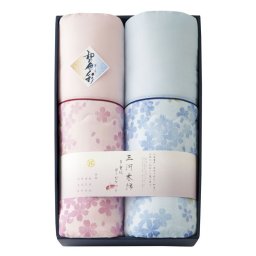 【ギフト対応無料】和の色彩 三河木綿 ダブルガーゼ 肌布団 2P (WK2021) ※送料無料(北海道・沖縄は除く)