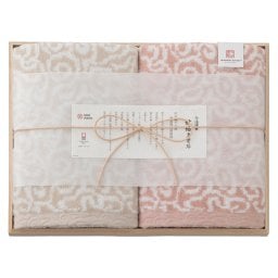 今治謹製 紋織タオル バスタオル2P(木箱入) ピンク  ／タオル 日用品・ヘルスケア 敬老の日 プレゼント ギフト お彼岸 お供え 秋 2026 送料無料 ギフト プレゼント プチギフト 内祝い 快気祝い 出産祝い 結婚祝い 引出物 新築祝い お返し
