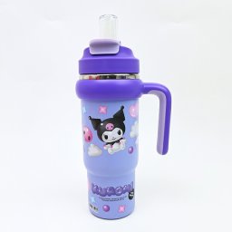 サンリオ クロミ ハンドル付2WAYストローステンレスタンブラー 水筒 ランチ Sanrio 送料込み