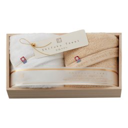 【ギフト対応無料】今治謹製 至福タオル フェイスタオル2P (SH55030) ※送料無料(北海道・沖縄は除く)