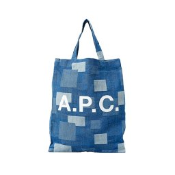 アーペーセー A.P.C. バッグ トートバッグ エコバッグ ブックバッグ M61569 COGWH IAL TOTE LOU MINI ANSES レディース メンズ WASHED INDIGO ブルー系