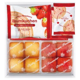 あまおう苺バウムクーヘン&プチフィナンシェ ギフトボックス  ／各種洋菓子セット 洋菓子 スイーツ・お菓子 食品 お中元 御中元 ギフト 暑中 残暑 お盆 初盆 新盆 お供 御供 ギフト 2026 送料無料 ギフト プレゼント プチギフト 内祝い 快気祝い 出産祝い 結婚祝い 引出物 新築祝い お返し