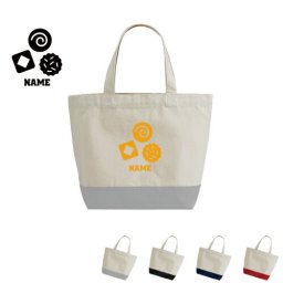ビスケット 名入れ2トーンキャンバストートバッグSサイズ/綿　キャンバス地 名入れギフト ミニトート ランチバッグ ミニバッグ 軽い 軽量 小さい レディース メンズ かわいい 通勤 通学【1460s】 ピクトグラム
