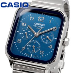 CASIO 腕時計 カシオ ウォッチ スタンダード ラウンドレクタングル 24時間表示 マルチファンクション アナログ メンズ MTP-M306D-2AV ブルー 海外モデル [並行輸入品]