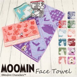 フェイスタオル 通販 キャラクター ムーミン タオル フェイス 洗顔 コットン 綿 かわいい Moomin リトルミイ フラワー ぶどう ピクニック プチギフト ギフト