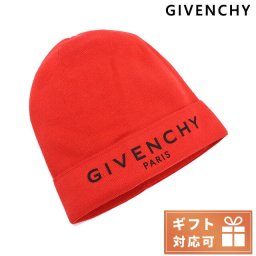 ジバンシー ニットキャップ メンズ コットン90% カシミア10% イタリア BPZ014 レッド系 小物