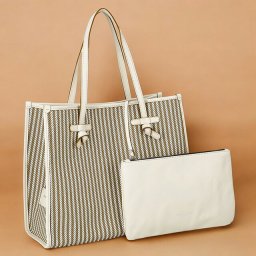 ジャンニキアリーニ トートバッグ レディース ブランド GIANNI CHIARINI BS 6850 CAB ベージュ/ホワイト
