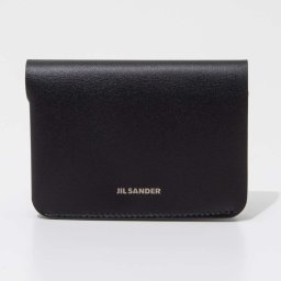 ジルサンダー JIL SANDER J25UI0008 P5459 カードケース メンズ ファッション ミニ財布 ビジネス ダブルカード シンプル 本革 カーフレザー プレゼント お祝い 記念 通勤 通学 黒 コンパクト ギフト DOUBLE CARD WALLET ブラック