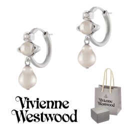 新品 Vivienne Westwood ヴィヴィアン ウエストウッド ヴィヴィアンウエストウッド CYBILLE シビル ダンシング パール フープ ピアス 両耳用 オーブモチーフ 62030081 62030081P 62030081/02P103 レディース 女性 ギフト プレゼント おすすめ 誕生日 クリスマス バレンタイン お祝い 正規品