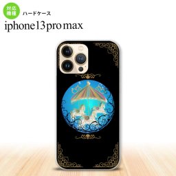 iPhone13ProMax iPhone13 Pro Max 背面ケース カバー ステンドグラス風 メリーゴーラウンド ステンドグラス風 iPhone13 マックス 6.7インチ  nk-i13pm-sg57