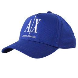 アルマーニエクスチェンジ ARMANI EXCHANGE キャップ 954047 CC811 07438 帽子 ベースボールキャップ ブルー+ホワイト