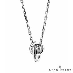 ライオンハート フェザー S ダブルリング ネックレス シルバー925 メンズ ブランド LION HEART