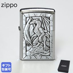 ZIPPO ジッポー ライター Dragon Emblem Design シルバー 49296 アウトドア レジャースポーツ 送別会 誕生日 お中元 結婚祝い 結婚式 高級 父の日 喫煙グッズ インサイドユニット対応可 母の日