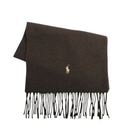 ポロラルフローレン POLO Ralph Lauren マフラー ストール ウール PC0476-200 レディース メンズ ユニセックス ブラウン