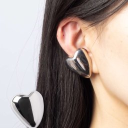 アミ パリス AMI PARIS METAL HEART EARCUFF XL R メタル ハート イヤーカフ UJW997.362 右耳 レディース アクセサリー シルバー