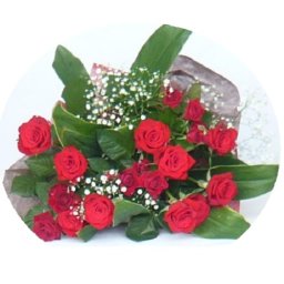 赤バラとカスミ草の花束 ★赤バラ＆カスミ草・花束＆ブーケ★ 【お誕生日】 【バラの花束】 【クリスマスギフト花】 【記念日】【結婚祝い】 【お祝い】 バラの色変更可能です。
