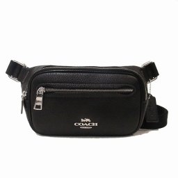 コーチ バッグ メンズ COACH アウトレット ショルダーバッグ  ペブルドレザー エリアス ミニ ベルトバッグ CR190 SVDTV