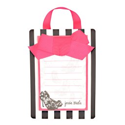 ジェシースティール Jessie Steele メモ帳 メモパッド 壁掛け リボン Goodie Two Shoes ハイヒール柄