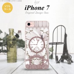 【iPhone7】【スマホケース/スマホカバー】【アイフォン７】iPhone7 スマホケース カバー アイフォン７ ソフトケース 妖精と時計 シック nk-iphone7-tp1254【メール便送料無料】