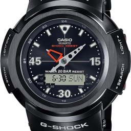 CASIO カシオ G-SHOCK ジーショック 腕時計 ソーラー 電波 フルメタル アナデジ 海外正規 逆輸入 AWM-500-1A ブラック メンズ 無料ラッピング可 