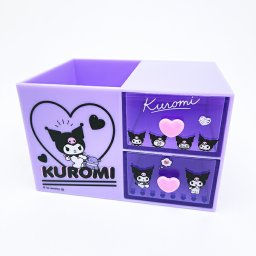 サンリオ クロミ ペンスタンド付きプラチェスト 収納 小物入れ インテリア Sanrio