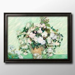 フィンセント ファン ゴッホ バラのある花瓶 A3 サイズ ポスター アート おしゃれ 絵画 インテリア 北欧 イラスト マット紙 艶消し アートパネル 額 フレーム デザイン 壁掛け ギフト 新築祝い ディスプレイ 引越し祝い　新生活　空間デザイン