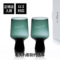 iittala イッタラ ソラーレ ゴブレット 400ml スチールグレー ペア 名入れ彫刻代込み 名前 彫刻 刻印 名入れ グラス 結婚記念日 お祝い プレゼント ギフト 記念日 結婚祝い 法人 記念品 高級 ブランド 新築祝い コップ カップ 夫婦 両親 シンプル カップル