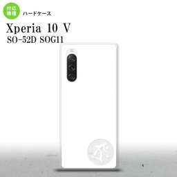 Xperia10V Xperia10V スマホケース 背面ケース ハードケース 梵字 タラーク 白 2023年 7月発売 nk-xp105-589