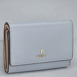 フルラ 二つ折り財布 レディース ブランド FURLA レザー WP00325-ARE000 ブルー/ベージュ