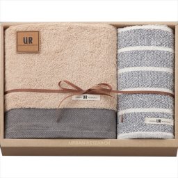URBAN RESEARCH(アーバンリサーチ)　タオルセット（ブルー） UR2335-BL  内祝 内祝い お祝 御祝 記念品 出産内祝い プレゼント 快気祝い 粗供養 引出物
