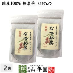 【国産】なつめ茶 ティーバッグ 24g（2g×12P）×2袋セット 無農薬 ノンカフェイン 漢方 薬膳 果物 ギフト プレゼント プチギフト お茶 敬老の日 2026 内祝い