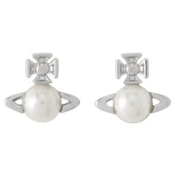 ヴィヴィアンウエストウッド Vivienne Westwood ピアス 62010268 02P118 バルビーナ オーブ パール スタッド シルバー アクセサリー BALBINA EARRINGS