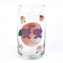 缶型グラス （モモ） 韓国風 バラエティー食器シリーズ 日本製