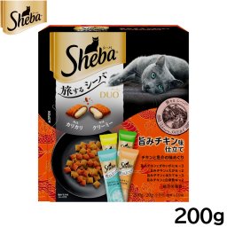 シーバ キャットフード デュオ 旅するシーバ ひと箱で4つの味 旨みチキン味仕立て チキンと魚介の味めぐり 200g ねこ
