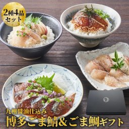 【天然鯖・鯛使用】「彩（いろどり）」 セット / ごま鯖 ごま鯛 各2個 美味しい ごまさば 鯖 鯛 刺身 海鮮ギフトセット お刺身 福岡 お土産 博多 土産 詰め合わせ ご飯のお供 海鮮 九州 お取り寄せ 海鮮セット 冷凍 ゴマ鯖 冷凍刺身 九州産 魚 プレゼント ご当地土産 母の日 惣菜