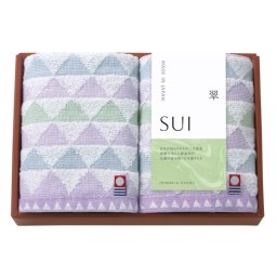 【ギフト対応無料】SUI-翠- 日本製 タオルハンカチ2P (87010) ※送料無料(北海道・沖縄は除く)