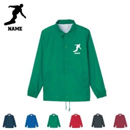 スノーボード1/名入れコーチジャケット 左胸ワンポイントチームウェア ユニフォーム ブルゾン アウター　