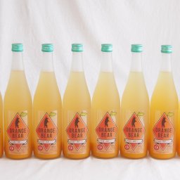 8本セット(日本酒×熊野みかん ＯＲＡＮＧＥ ＢＥＡＲ オレンジベア 7%(三重県)) 720ml×8本