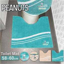 センコー トイレマット 洗える 通販 トイレ マット 足元マット トイレ足元マット トイレファブリック トイレタリー グッズ 58×60cm キャラクター 滑り止め すべり止め 洗濯 丸洗い senko トイレ用品 オシャレ 可愛い かわいい おしゃれ