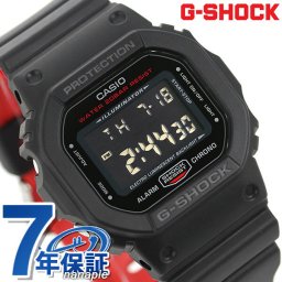 gショック ジーショック G-SHOCK ブラック＆レッド アラーム メンズ 腕時計 ブランド DW-5600HR-1DR カシオ プレゼント 実用的