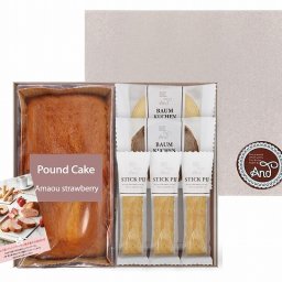 あまおう苺パウンドケーキ+アンドスイーツガーデン　ADS-15