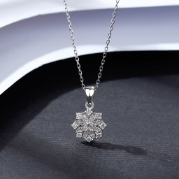 ネックレス レディース キュービックジルコニア ホワイト シルバー925 シルバー cn23021724