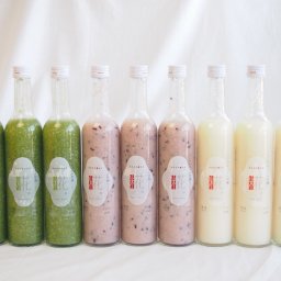 セレクト甘酒9本セット(一糀吟醸500ｍｌ×3本・古代あまざけ(愛知県)500ml×3本・抹茶500ｍｌ×3本)