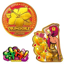 沖ドキ！ ゴルフマーカ― ODKM001 パチンコ パチスロ ゴルフボール 誕生日プレゼント 贈り物 ギフト プレゼント ホールインワン 記念品 父の日 敬老の日 退職祝 ゴルフマーカー